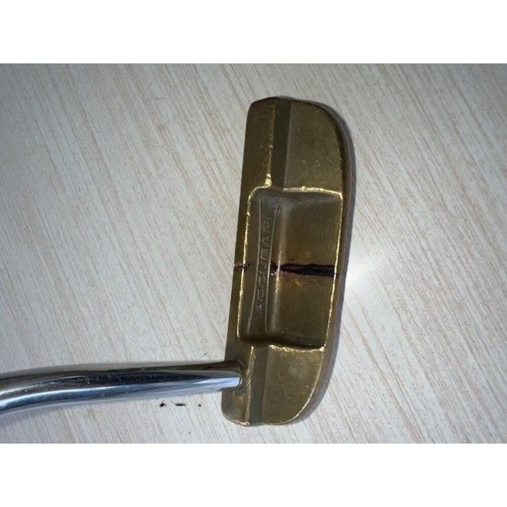 Ram Accubar 3000 Brass Putter Right Handed Steel Shaft 31.5”